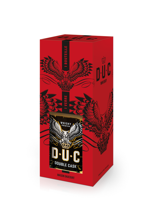 ÉTUI DUC DOUBLE CASK + VERRE