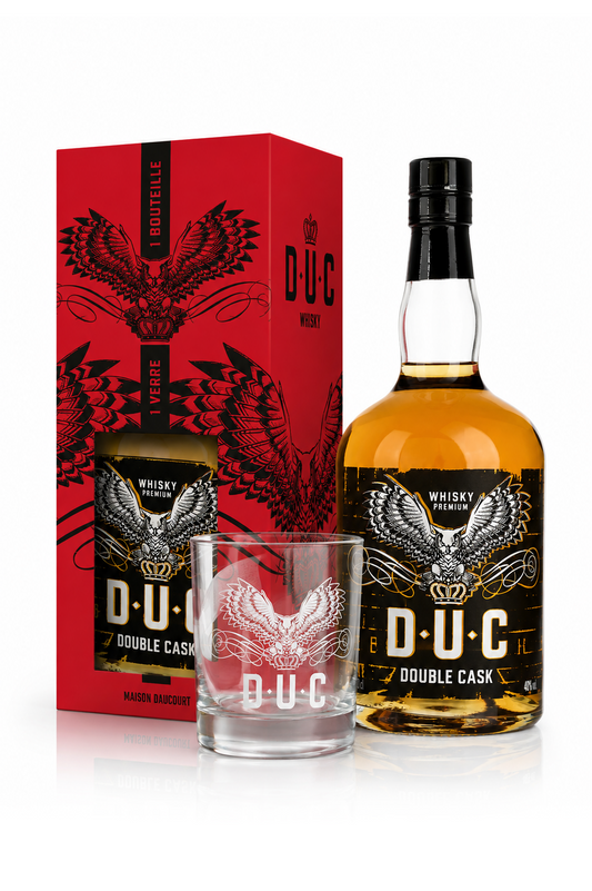 ÉTUI DUC DOUBLE CASK + VERRE